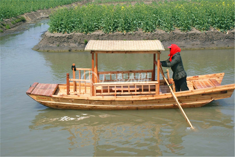 乡村5米单蓬船